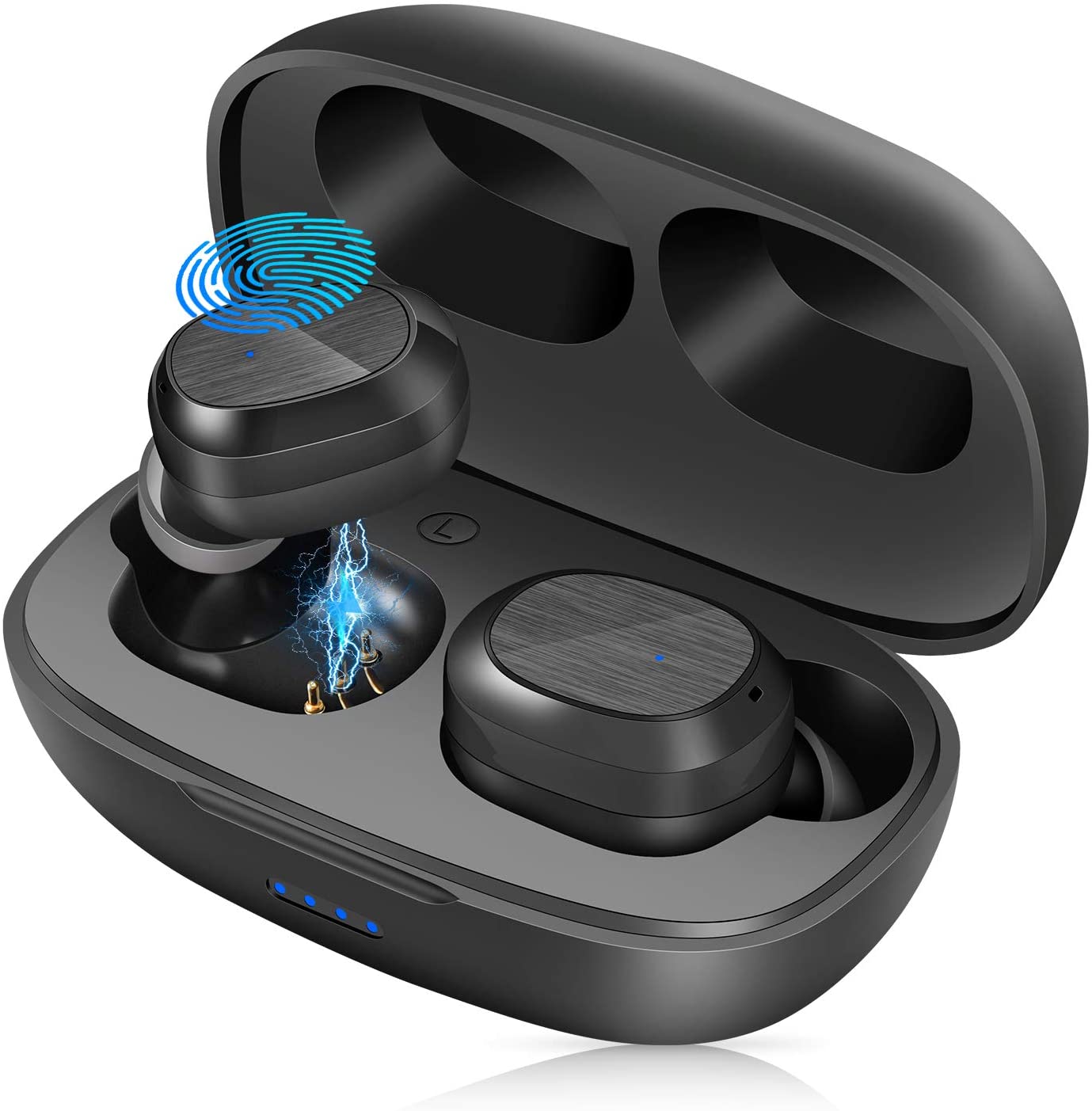 Wireless Earbuds Bluetooth 5.1 Earphones, pendali IPX7 Waterproof Earbuds with Deep Bass